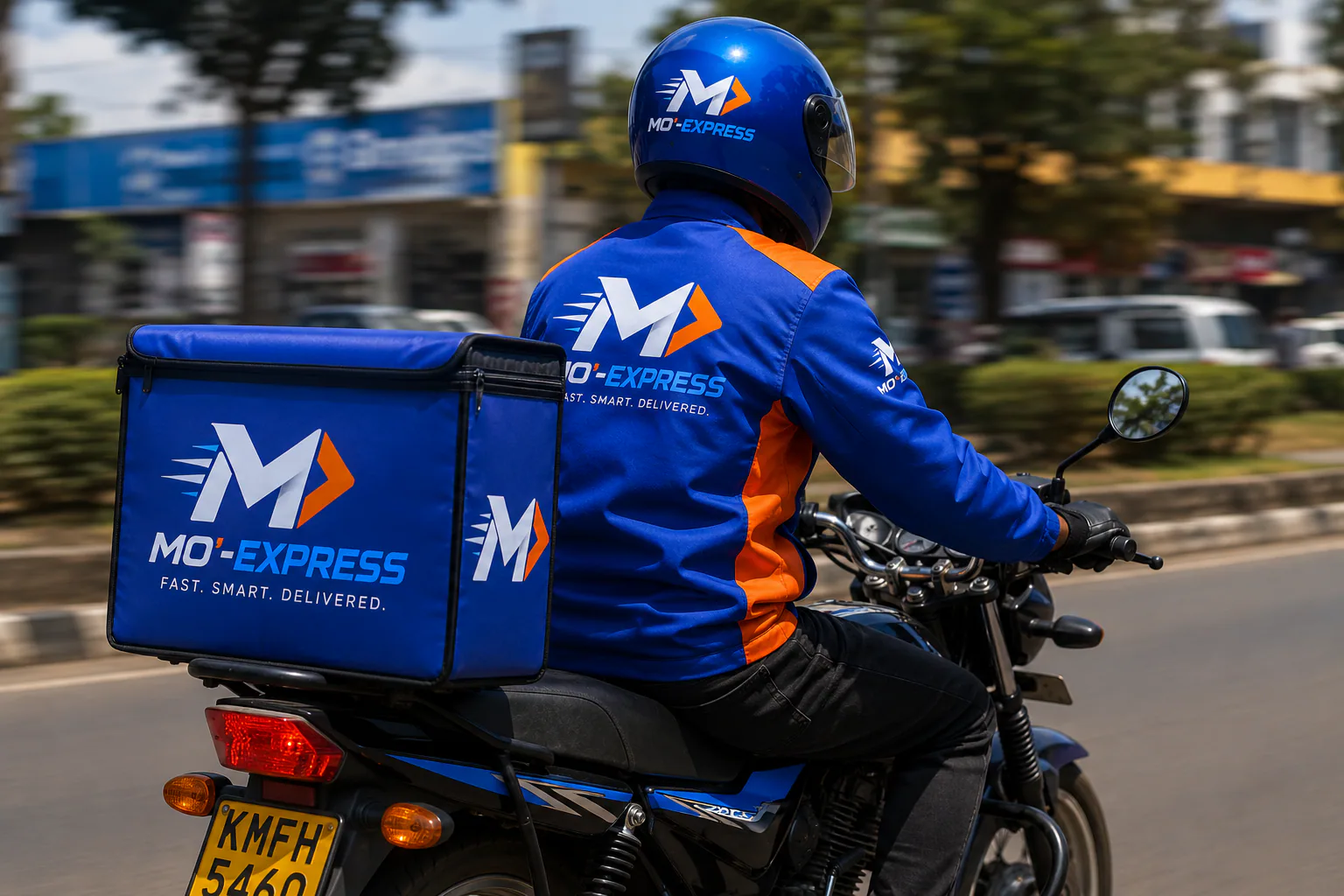 MO' EXPRESS delivery rider